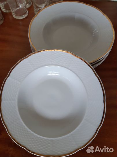 Тарелки чешского фарфора