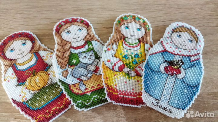 Матрешка вышивка крестиком