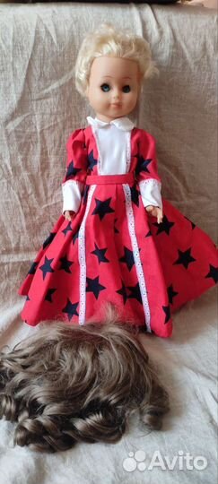 Куклы ГДР СССР biggi в парике в отличном состоянии