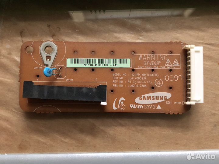 Платы для телевизора samsung ps42c450b1w