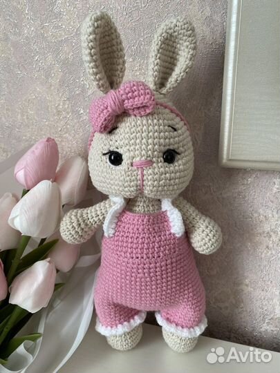 Игрушка зайка ручной работы