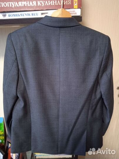 Школьный костюм для мальчика 122 серый