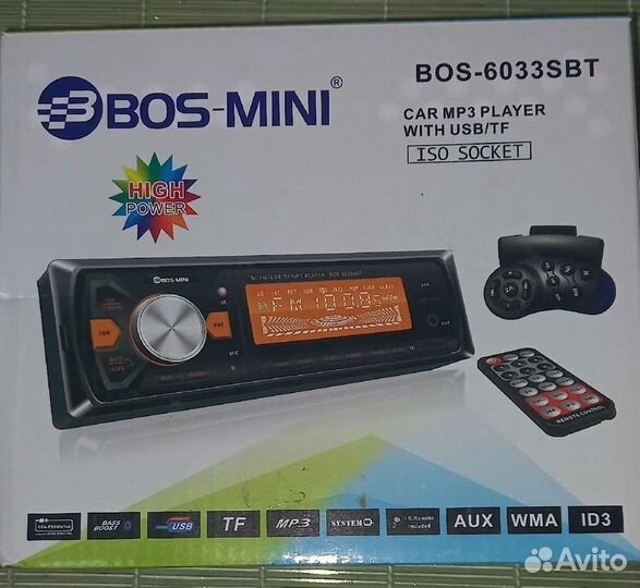 Магнитола Bos mini 6033SBT