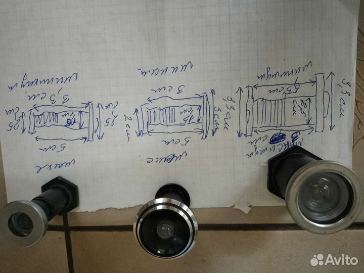 Дверные глазки СССР. Новые. Цена за все