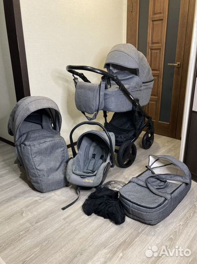 Детская коляска 3в1 Adamex Corsa Ray