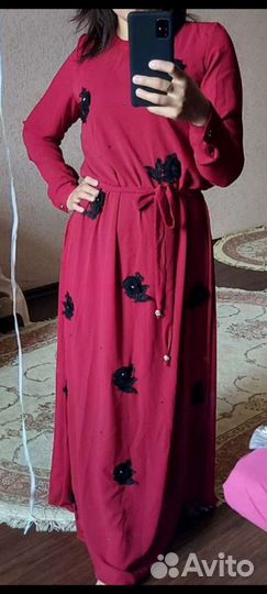 Длинное нарядное платье