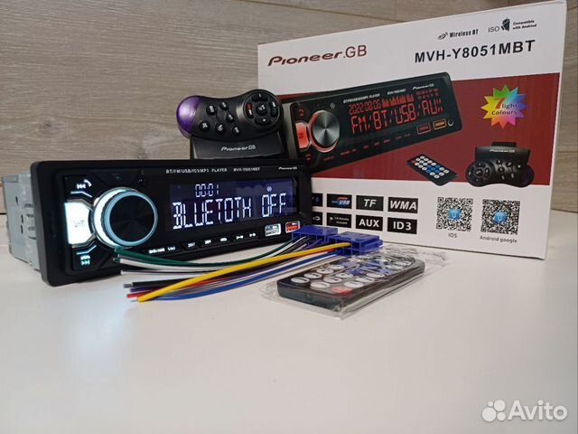 Магнитола pioneer mvhy 8051 с Bluetooth