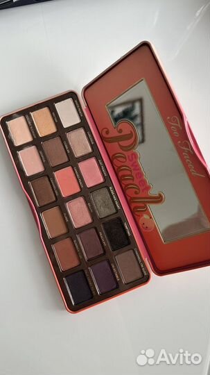 Палетки теней Tоо faced, Tarte, Urban decay