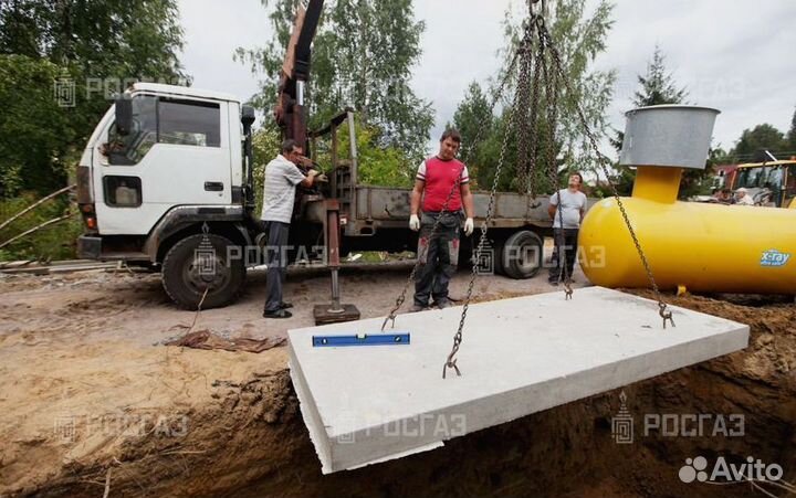 Установка газгольдера