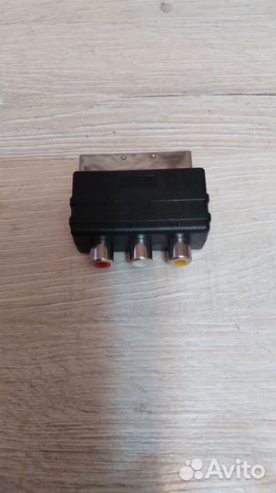 Адаптер-переходник для аудио и тв Scart - 3RCA