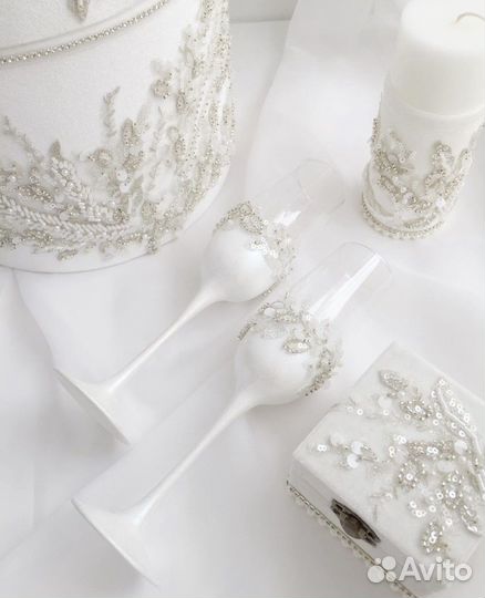 Свадебные бокалы, новые