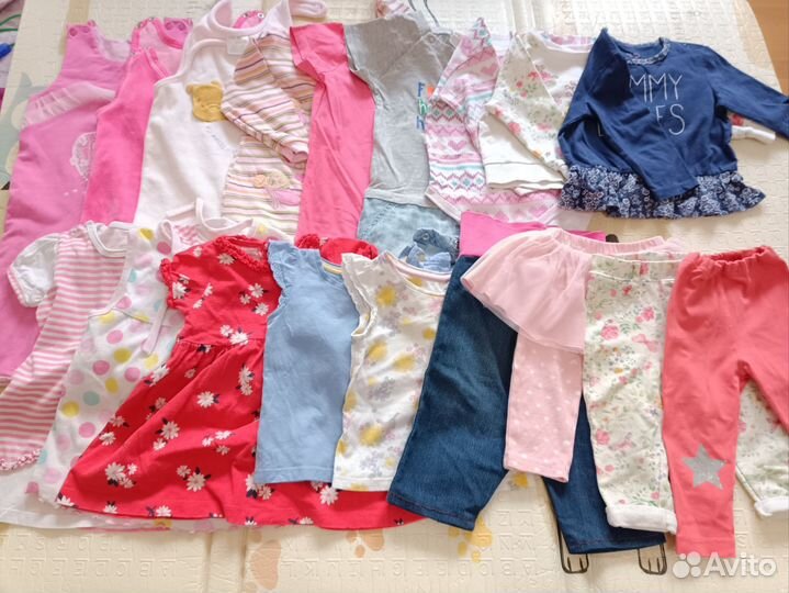 Пакет вещей для девочки 6 мес - 1 год