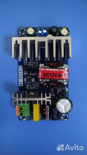 Плата питания 12v 8a без корпуса