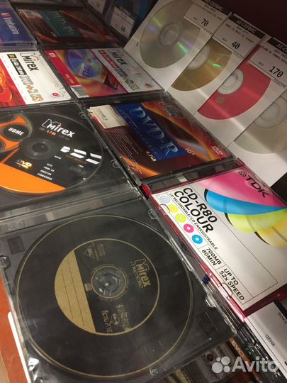 Диски CR-R CD-RW - DVD-R DVD-RW DS DL