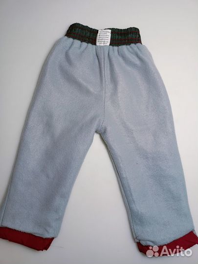 Штаны теплые с флисом 92