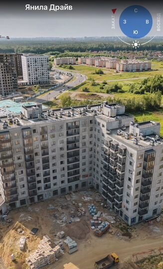 1-к. квартира, 42 м², 4/9 эт.