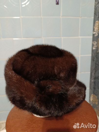 Шапка норковая женская бу