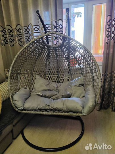 Новая качеля кокон искусственный ротанг