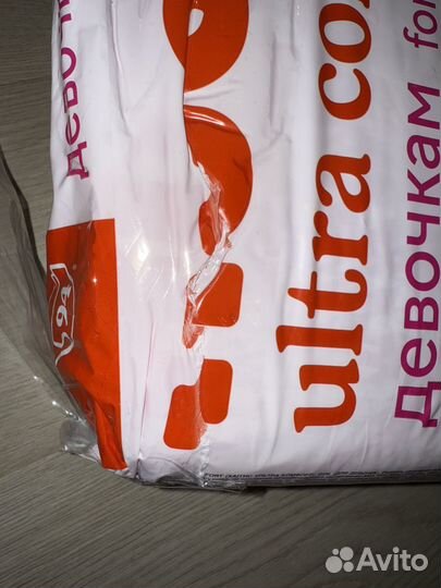Повреждена упаковка Подгузники размер 3