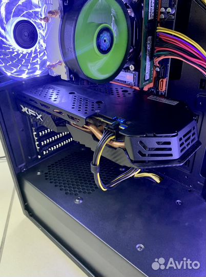 Игровой пк Intel Xeon 2640v3 + RX 590 GME Гарантия
