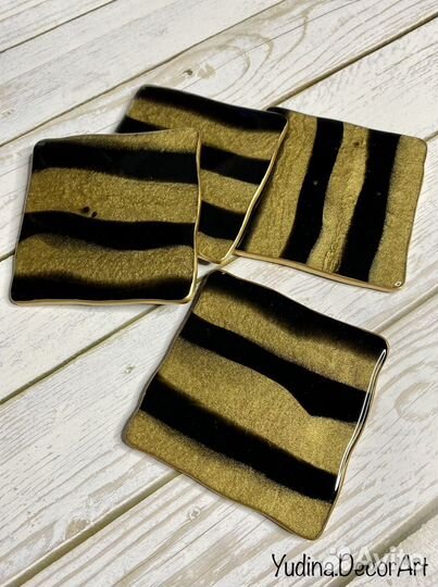 Подстаканники из эпоксидной смолы