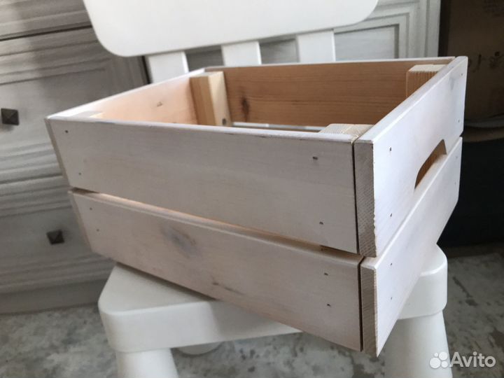 IKEA knagglig деревянный ящик