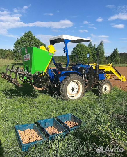 Картофелесажалка на мотоблок и минитрактор