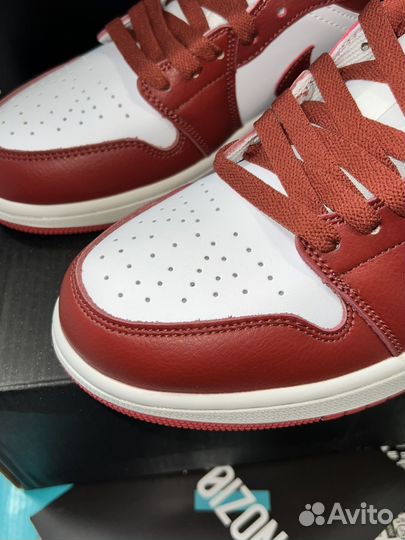Nike Air Jordan 1 Low Team Red Оригинал