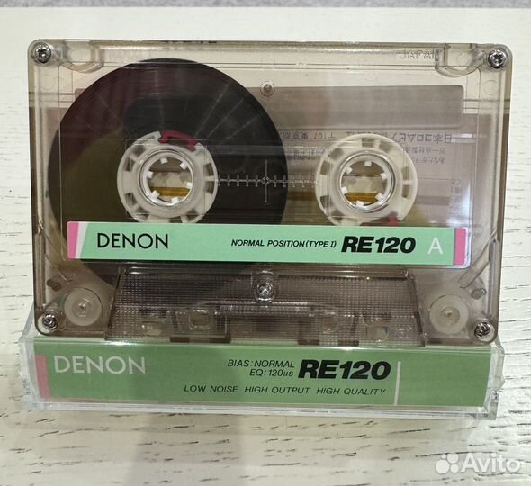 Аудиокассета denon RE120 columbia LX120