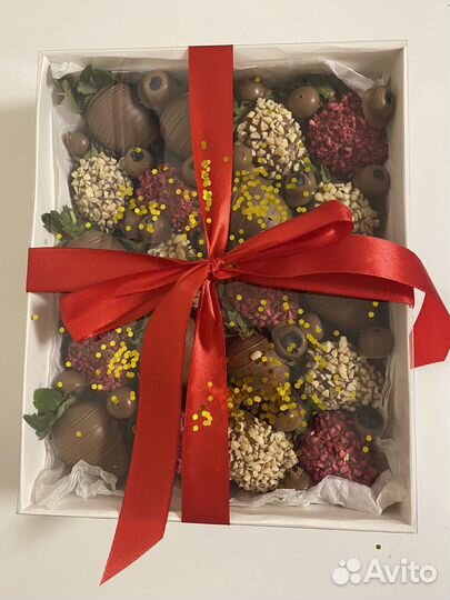 Букет из клубники в шоколаде