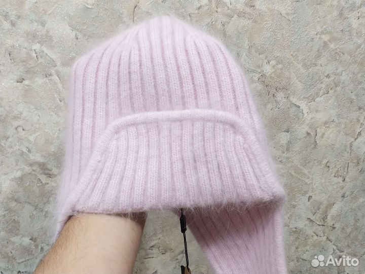 Шапка женская ушанка зимняя