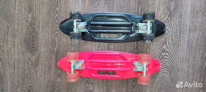 Круизер / Пенни борд со светящимися колесами