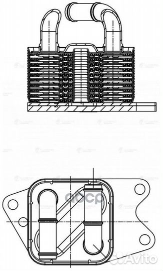 Радиатор масляный VAG Polo Sedan 09, Rapid 12