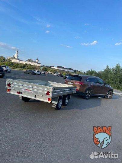 Прицеп мзса 817738.001 двухосный. Рассрочка