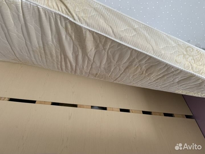 Детская кровать от 3 лет с бортиками, матрасом