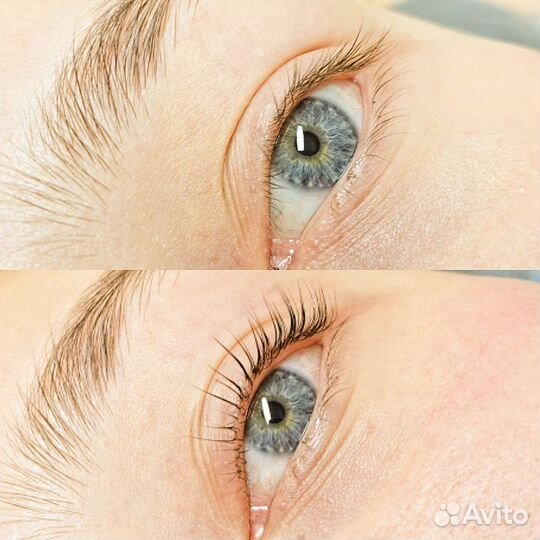 Ламинирование ресниц,бровей/ оформление бровей