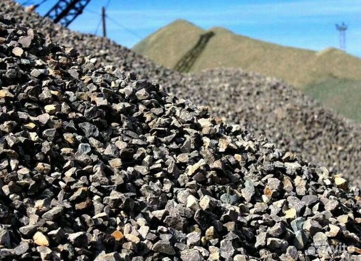 Щебень гранитный любых фракций