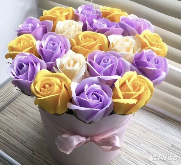 Букет цветов из мыла