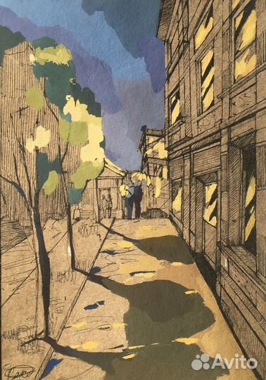 Портреты и картины на заказ: чернила, черная ручка