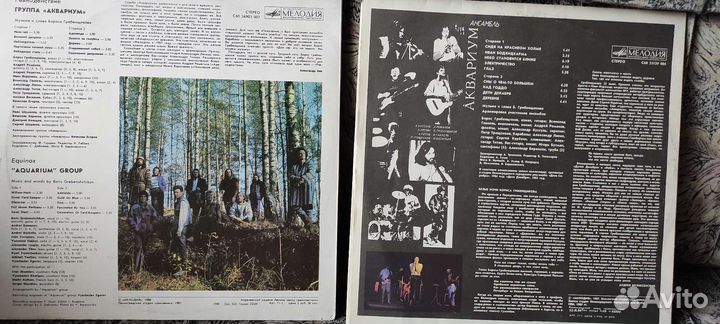 Виниловые пластинки группы 