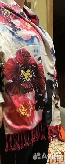 Палантин из натурального шелка