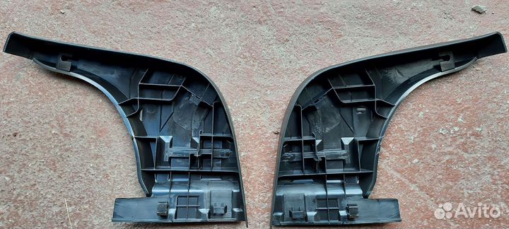 Накладки на задний бампер тойота tundra