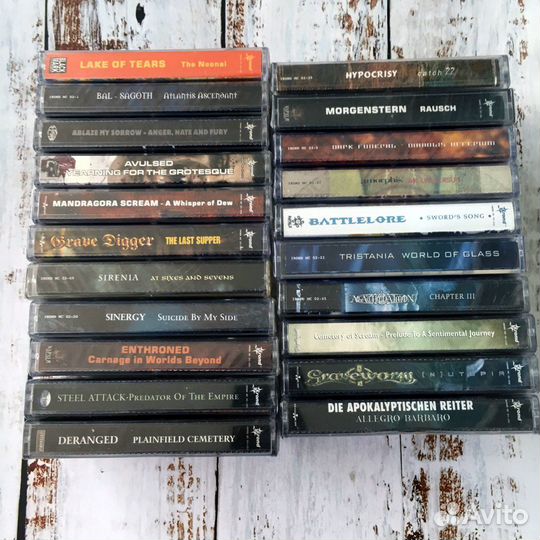 Аудиокассеты от лейбла Irond. новые запечатанные