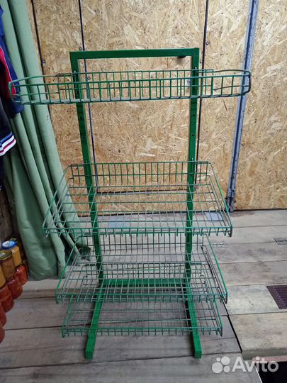 Стеллаж разборный металлический бу