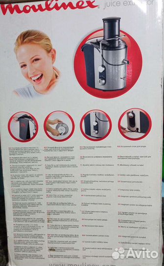 Соковыжималка moulinex, состояние новой
