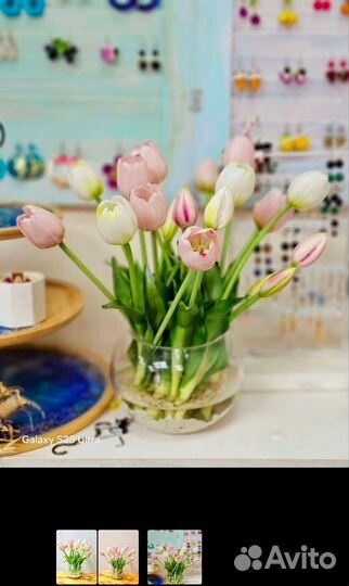 Букет с эмитацией воды