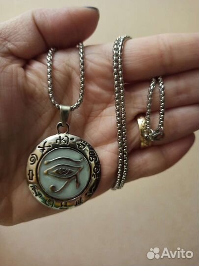 Кулон Глаз Гора из стали
