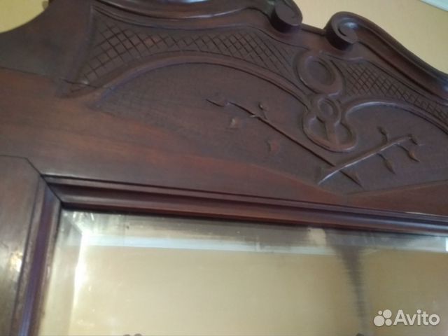 Трюмо напольное модерн. красное дерево