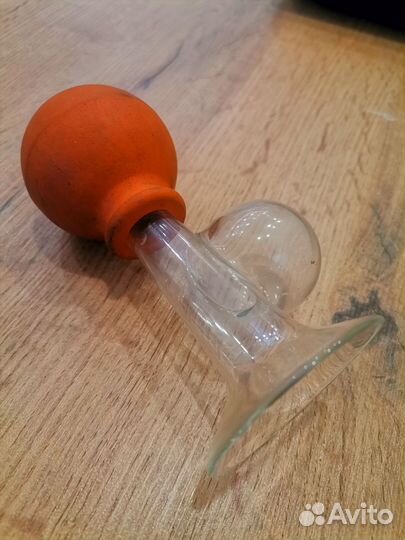 Молокоотсос ручной СССР. Стекло