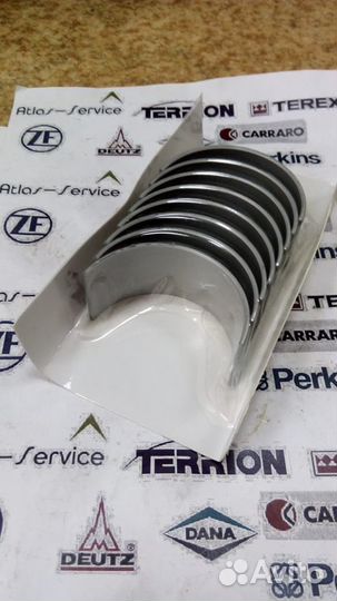 Вкладыши шатунные Стд дв. Perkins 1004,1104 Terex